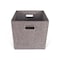 John Louis Home Fabric Bins, Tweed, Grey, 11 in W BIN-C-T02 - alternate 4